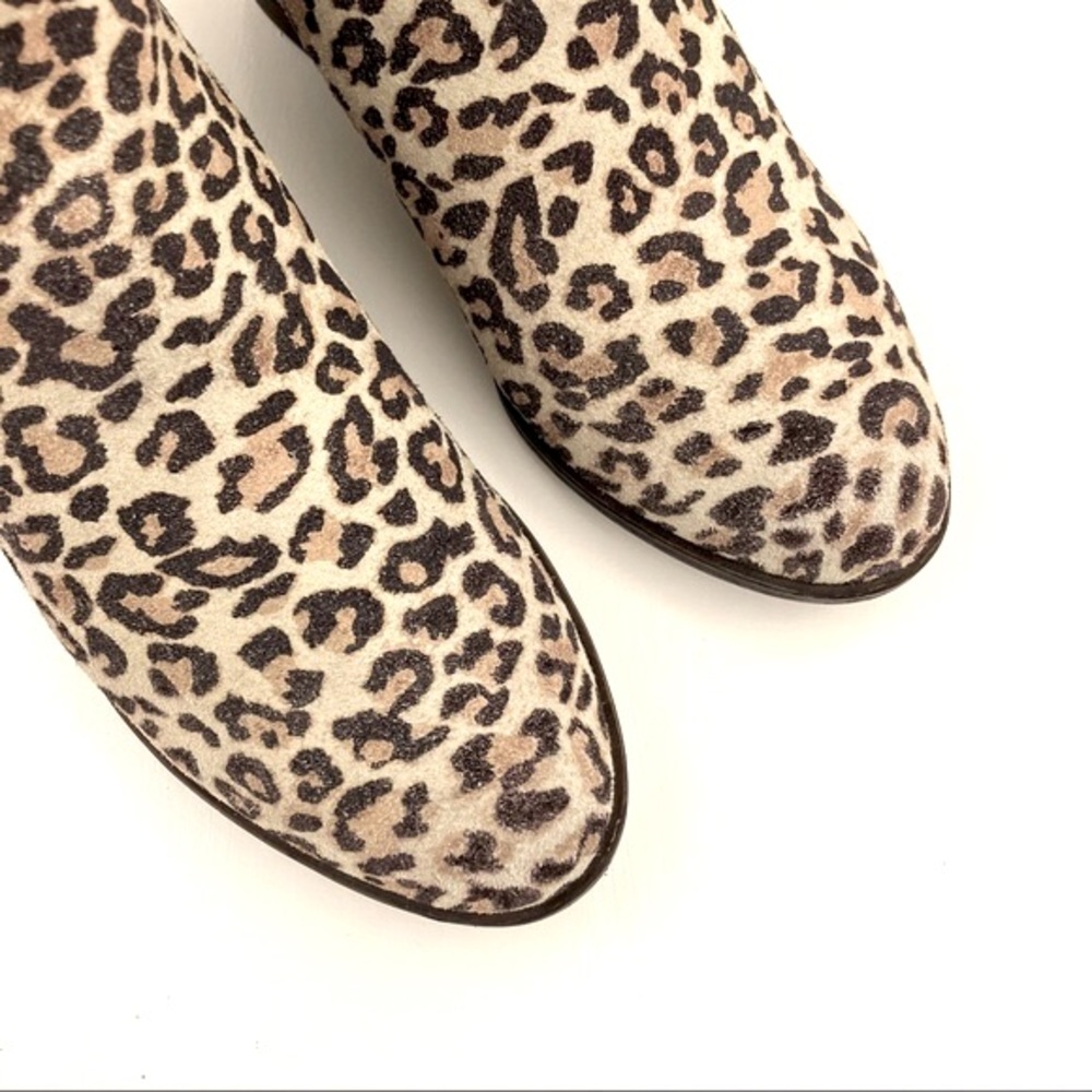 Lucky Brand | Basel Ankle Boot | Leopard Print | Block Heel | Women’s Size 6.5 - Picture 5 of 8